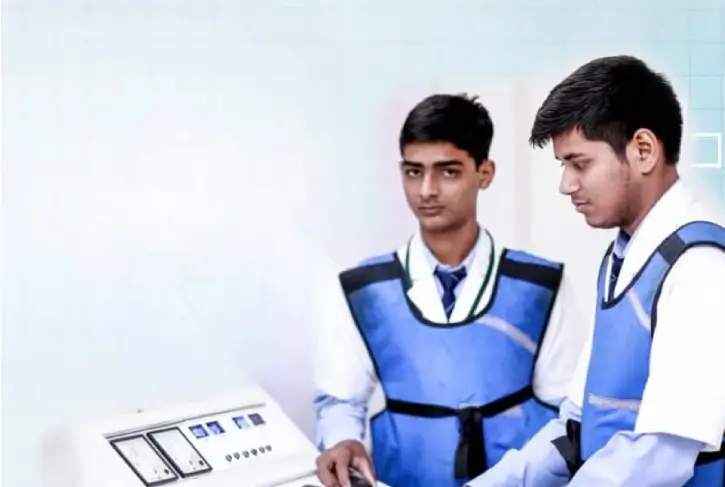 Radiology students training