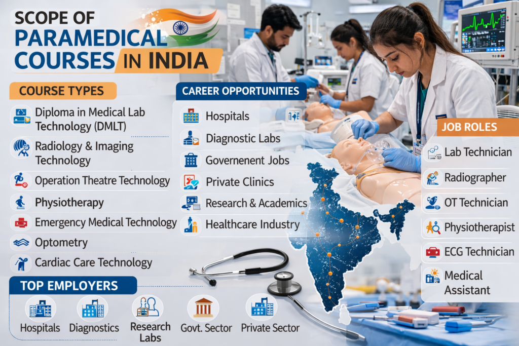 Scope of Paramedical Courses in India