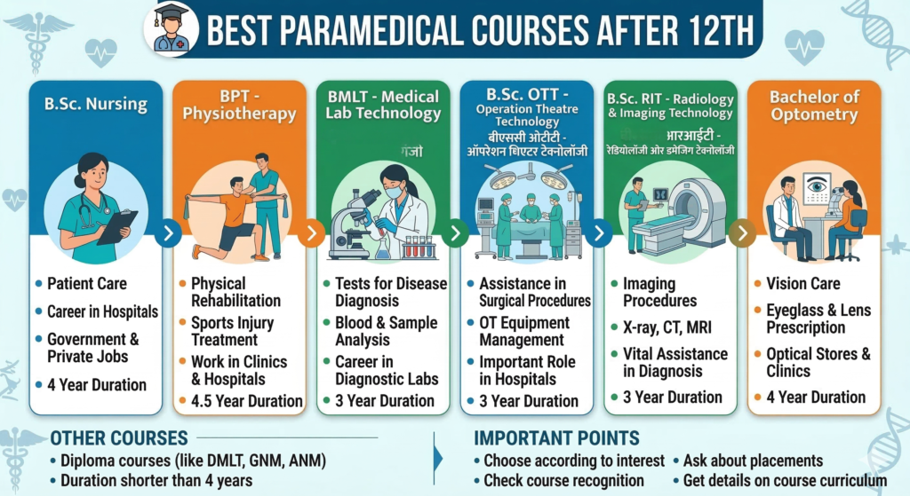 Best Paramedical Courses After 12th